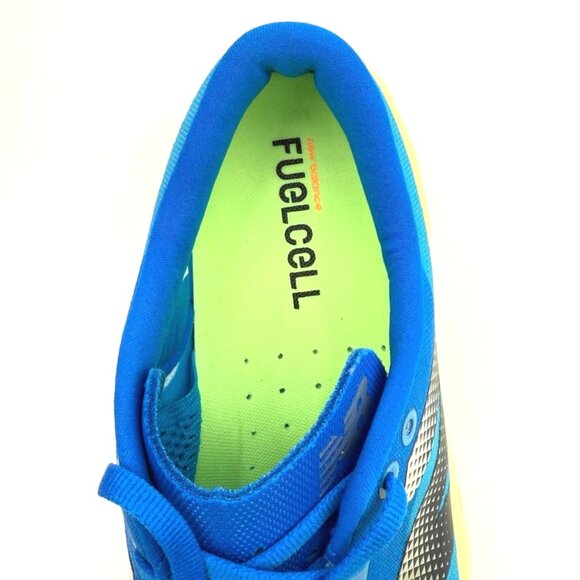 NEW New Balance Men's FuelCell Rebel v4 Running Shoes MFCXLQ4 Blue Yellow - Picture 8 of 14